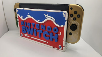 Cartoon Cake Nintendo Switch Dock Faceplate | 3D Print