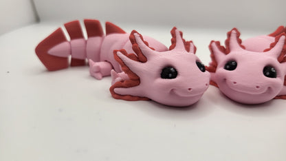Mini Axolotls Articulated| 3D Print