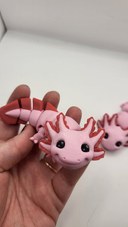 Mini Axolotls Articulated| 3D Print