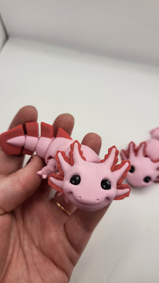 Mini Axolotls Articulated| 3D Print