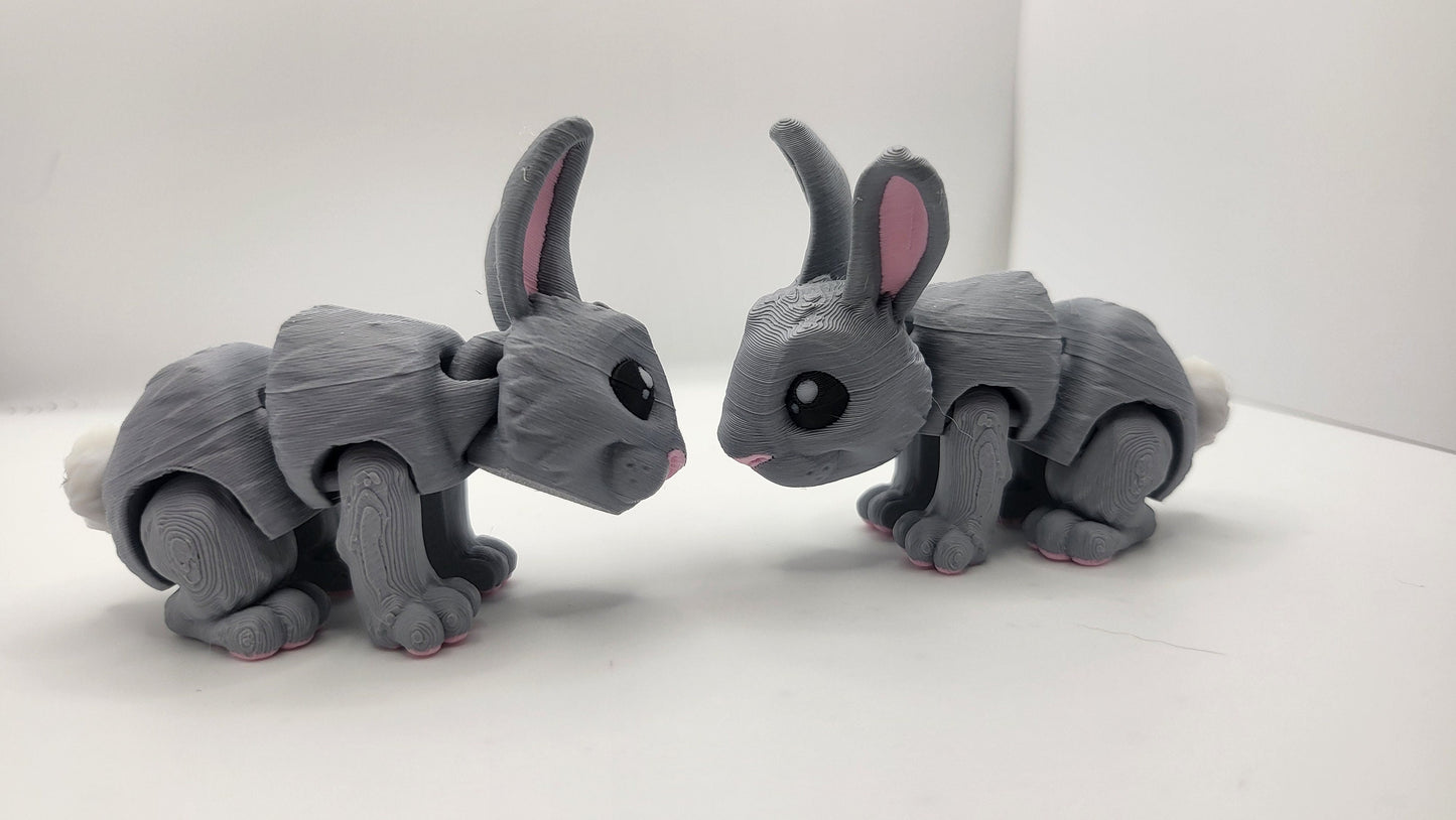 Mini Bunny Articulated 3D Print
