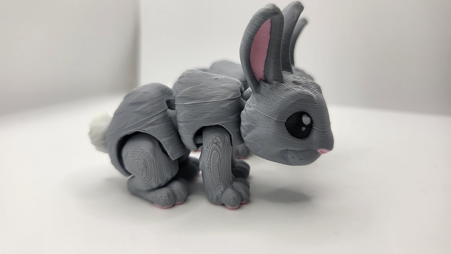 Mini Bunny Articulated 3D Print