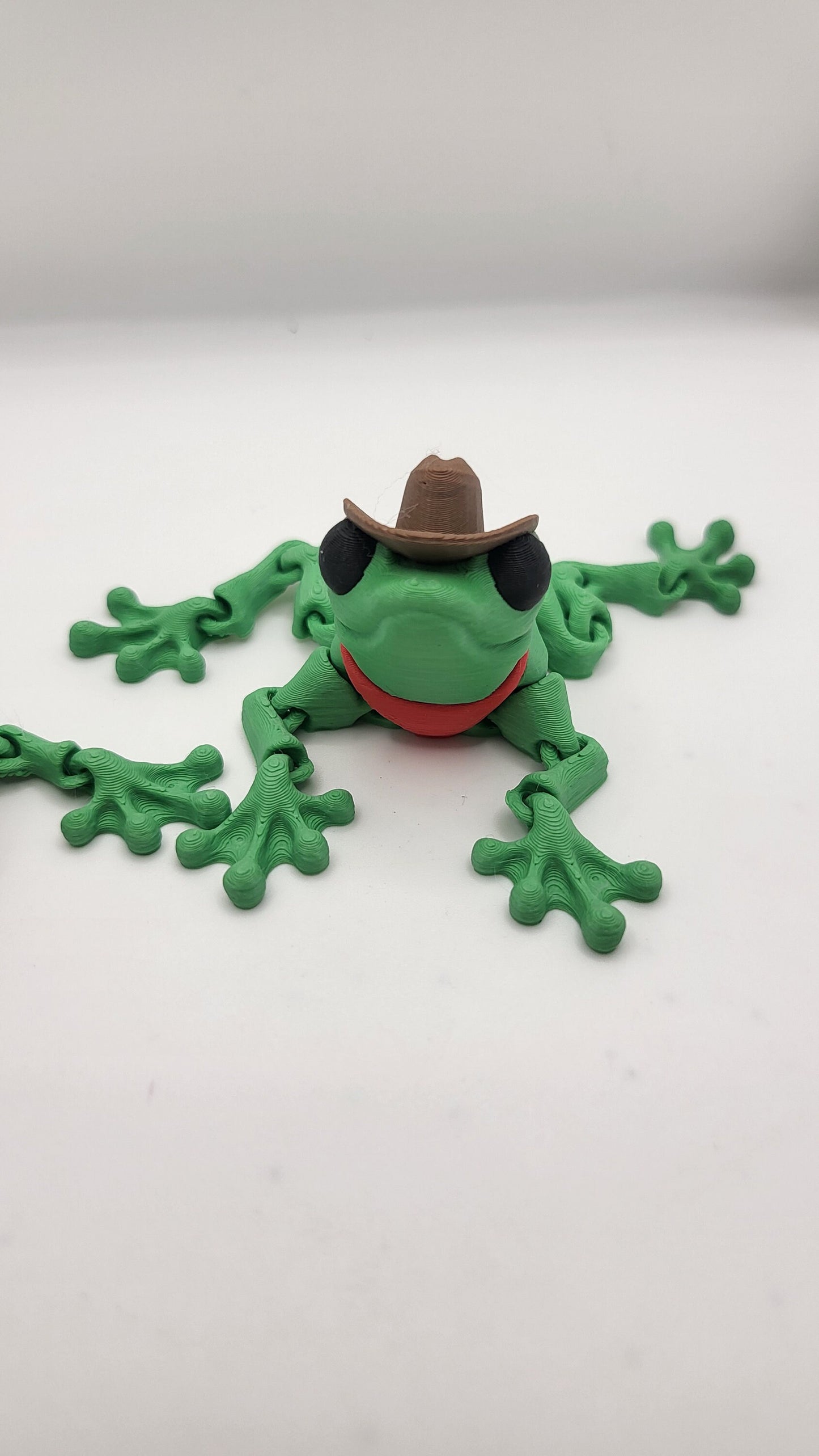 Cowboy Frogs with Hat and Bandana (70%) | 3D Print