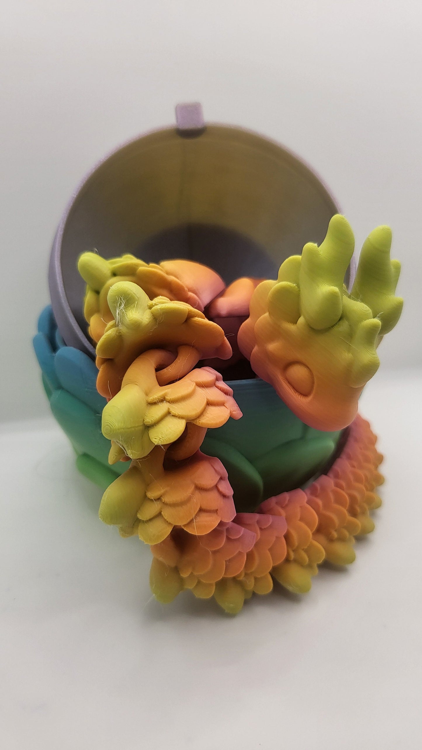 Cute Kaida Articualted Dragon - with Optional Egg | 3D Print