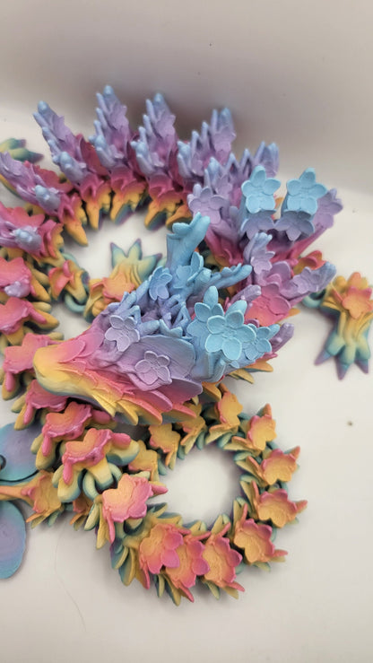 Cherry Blossom Spring Dragon | 3D Print