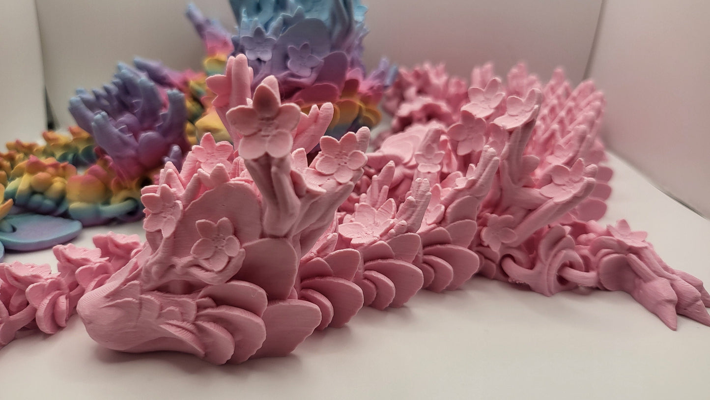 Cherry Blossom Spring Dragon | 3D Print