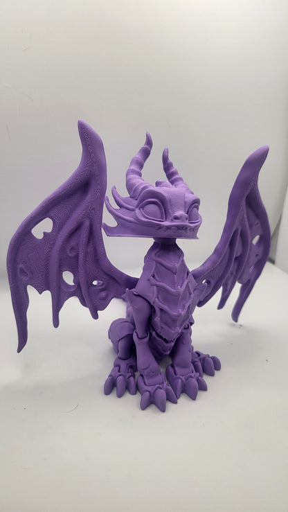Articulated Guardian Horned Dragon | 3D Print