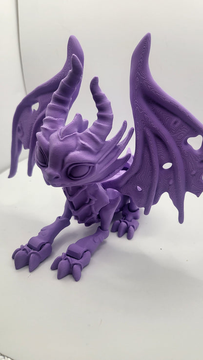 Articulated Guardian Horned Dragon | 3D Print
