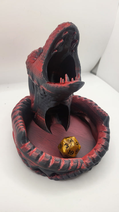 Mini Dragon Dice Tower 3D Print