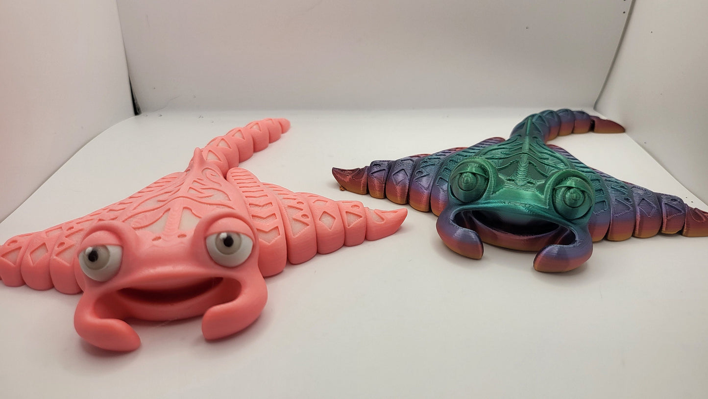 Manta Ray Flexi 3D Print