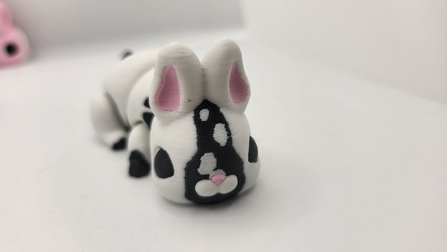 Tiny Cute Articulated Bunny - with Optional Bunny Shaped Easter Egg | 3D Print