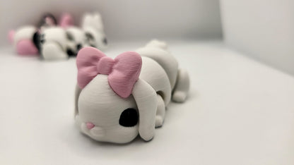 Tiny Cute Articulated Bunny - with Optional Bunny Shaped Easter Egg | 3D Print