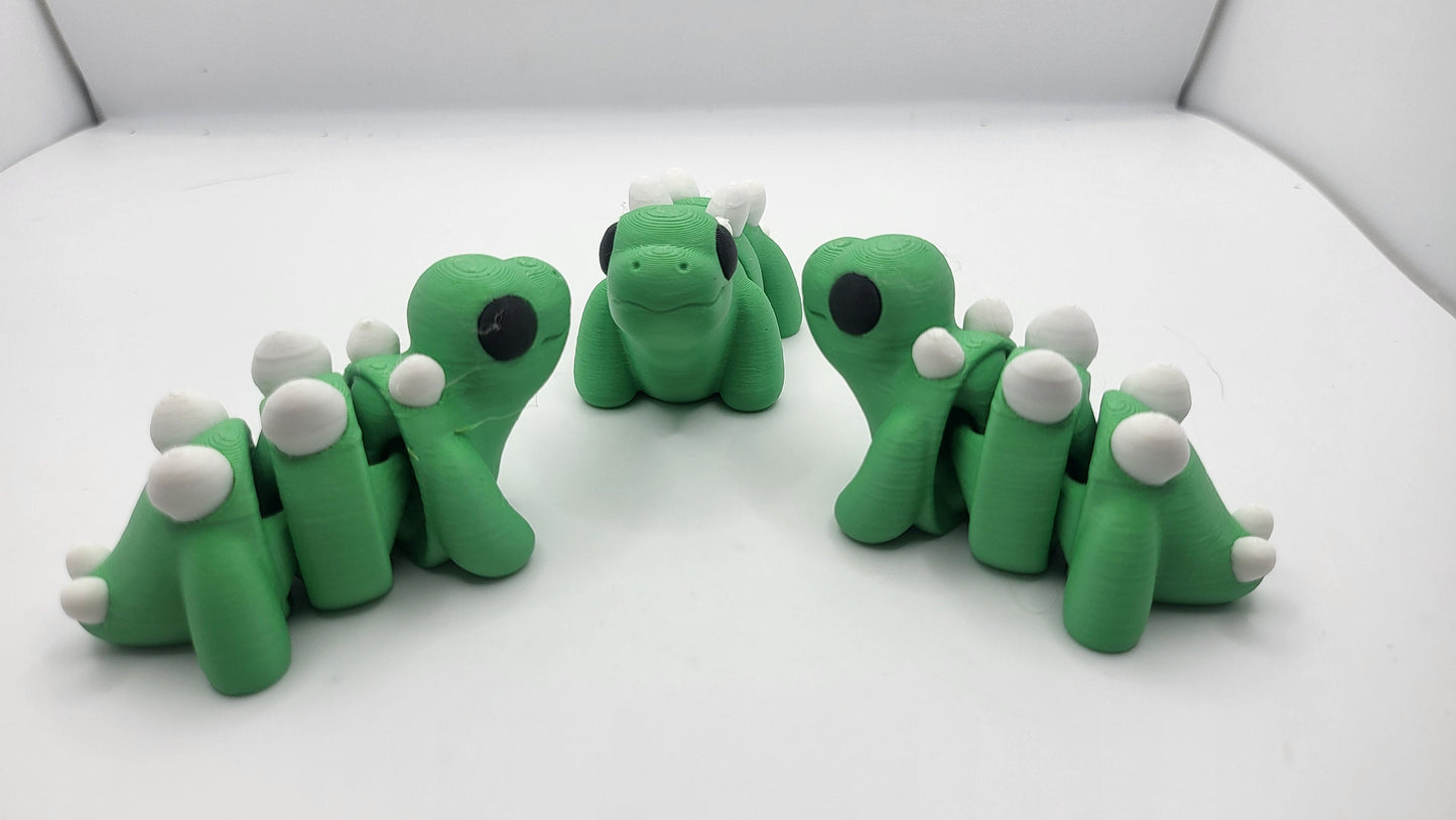 Baby Stegosaurus Dino Articulated 3D Print