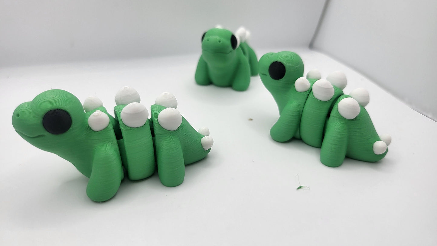 Baby Stegosaurus Dino Articulated 3D Print