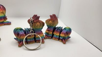 Articulated Silly Piñata - Several Sizes including Keychains and Earrings | 3D Print