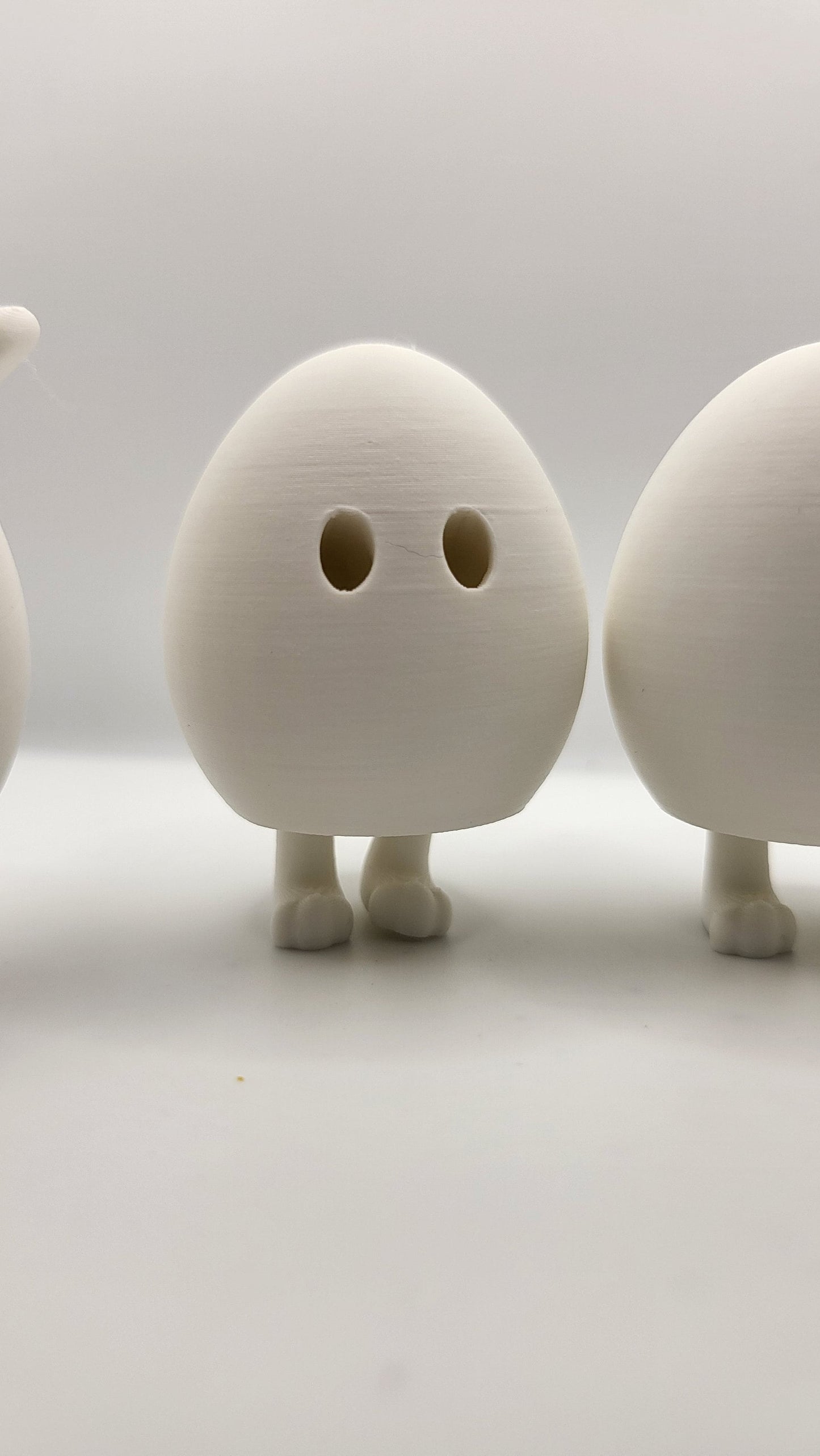 Peek-a-Boo Hiding Feet Easter Eggs (Four Style Variations!) | 3D Print