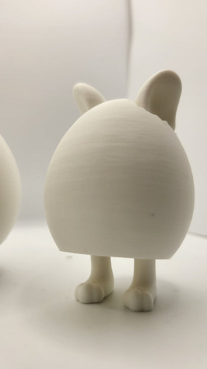 Peek-a-Boo Hiding Feet Easter Eggs (Four Style Variations!) | 3D Print