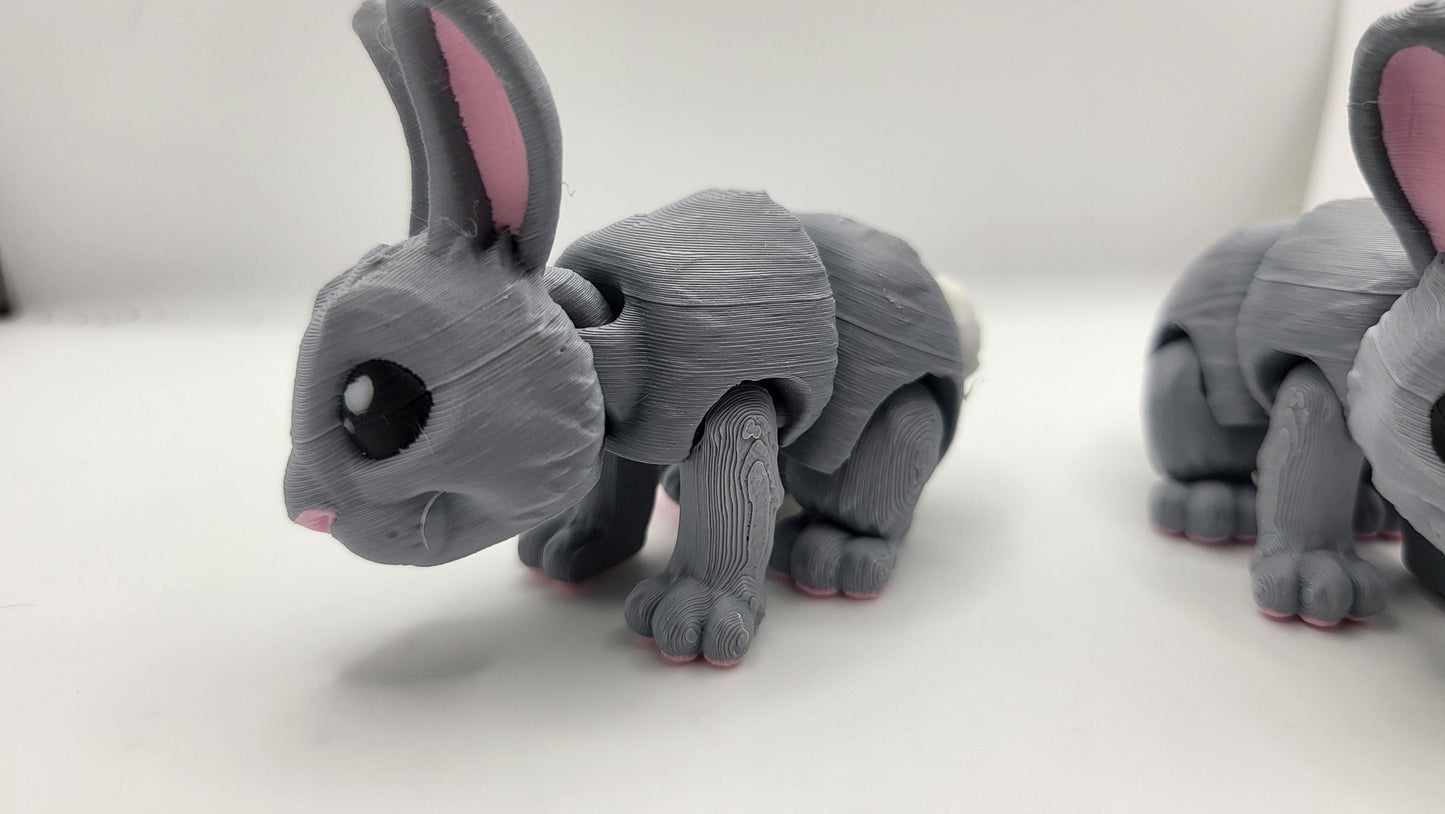 Mini Bunny Articulated 3D Print