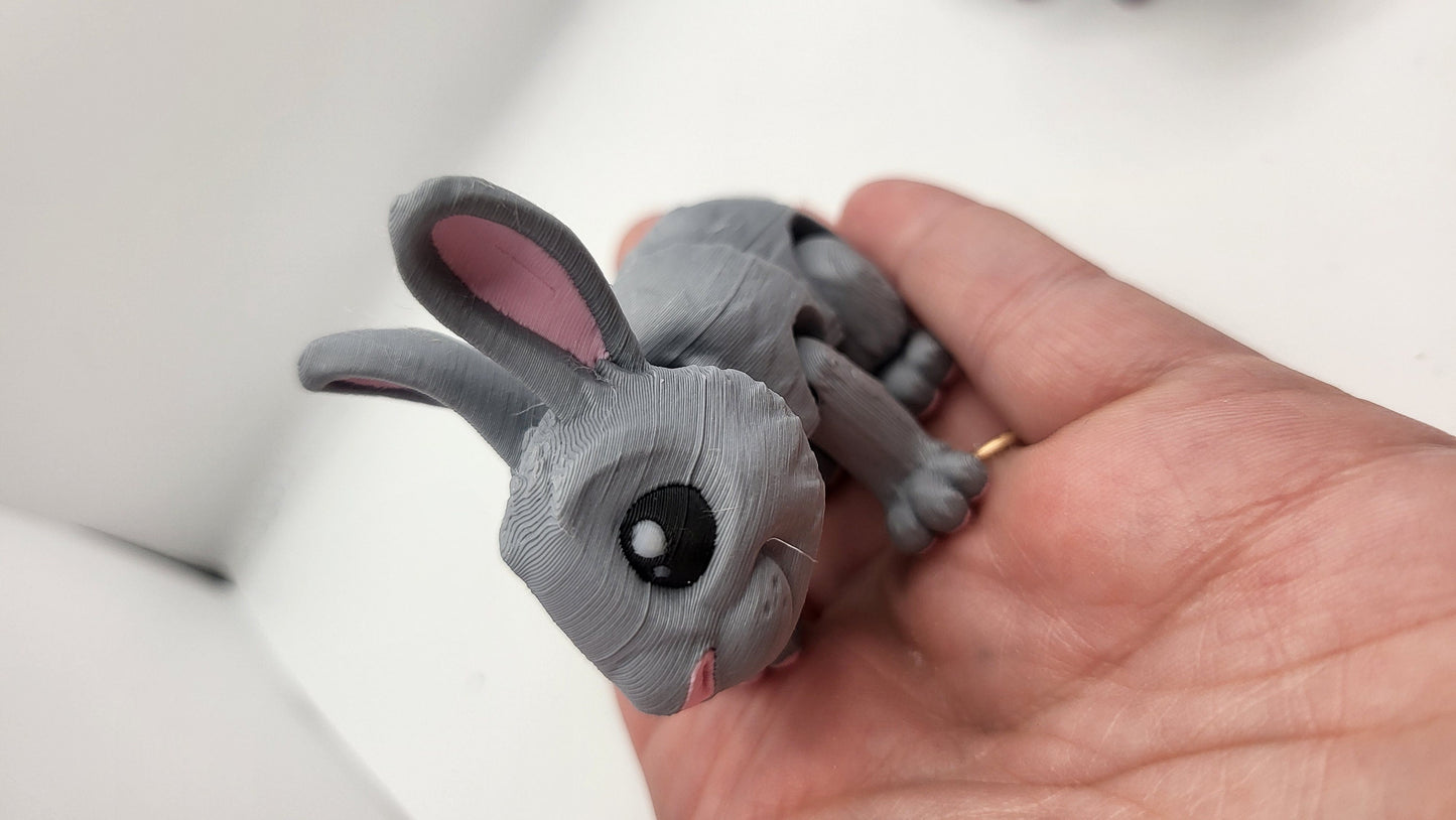 Mini Bunny Articulated 3D Print