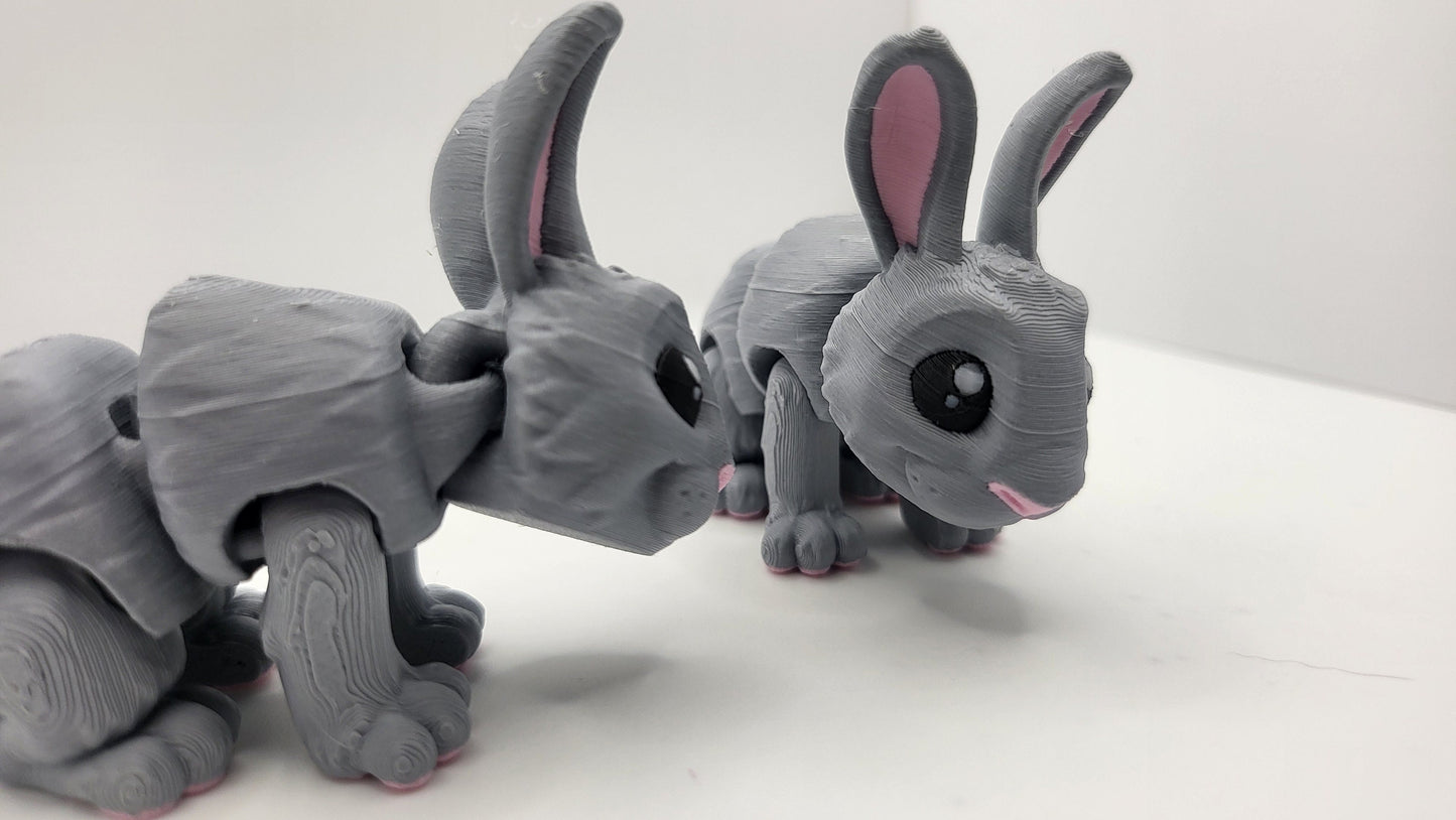 Mini Bunny Articulated 3D Print