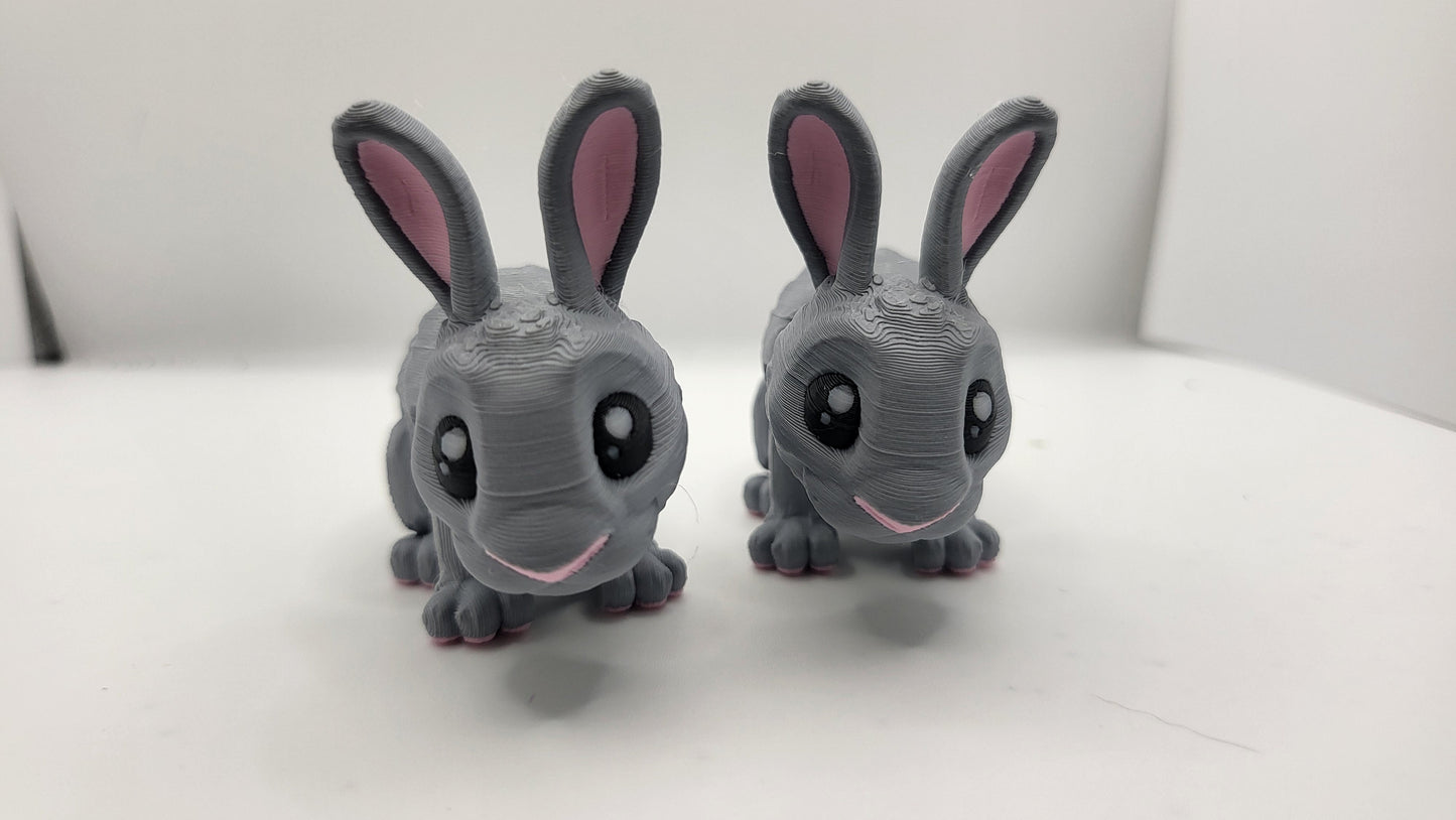 Mini Bunny Articulated 3D Print