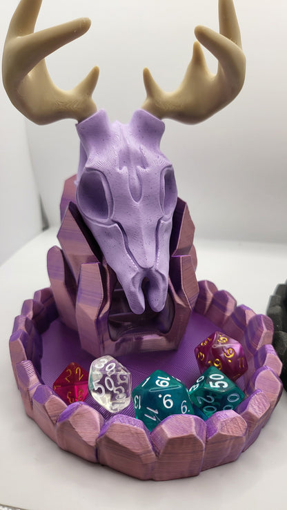 Deer Skull Dice Tower 3D Print