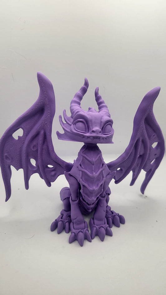 Articulated Guardian Horned Dragon | 3D Print