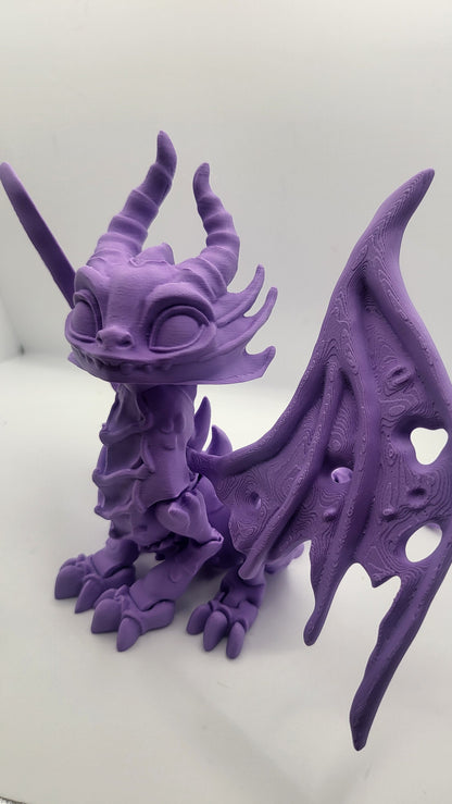 Articulated Guardian Horned Dragon | 3D Print