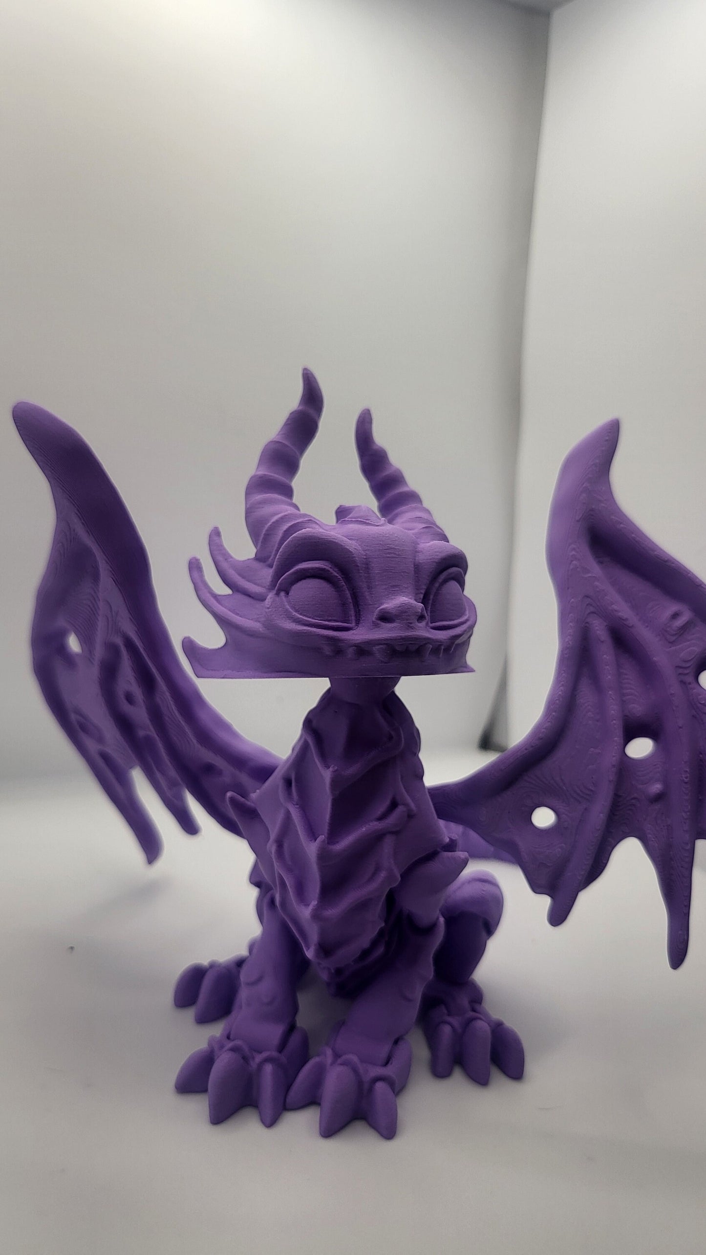 Articulated Guardian Horned Dragon | 3D Print