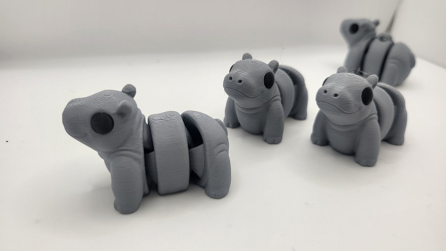 Tiny Baby Hippo Articulated 3D Print