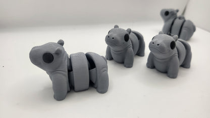 Tiny Baby Hippo Articulated 3D Print