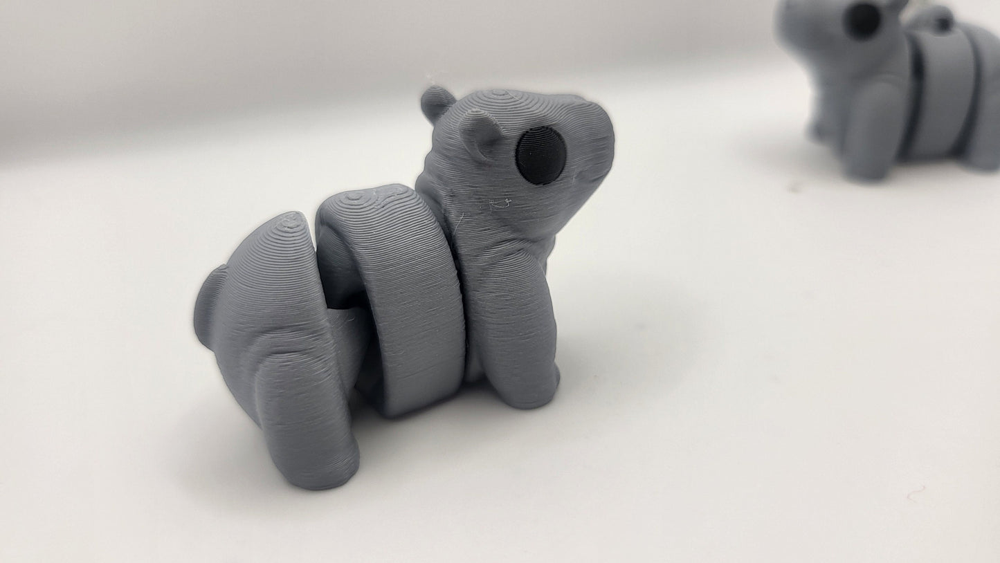 Tiny Baby Hippo Articulated 3D Print