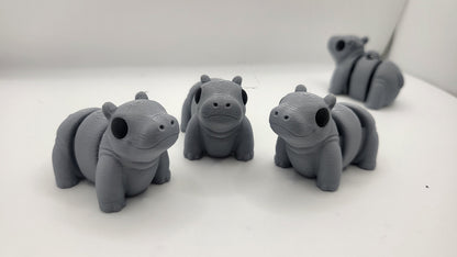 Tiny Baby Hippo Articulated 3D Print