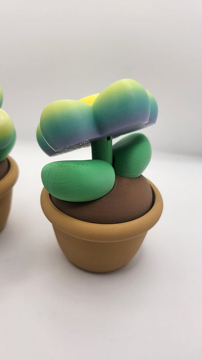 Blossom in Disguise: Small 3D Printed Flower with Hidden Loot Space