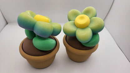 Blossom in Disguise: Small 3D Printed Flower with Hidden Loot Space