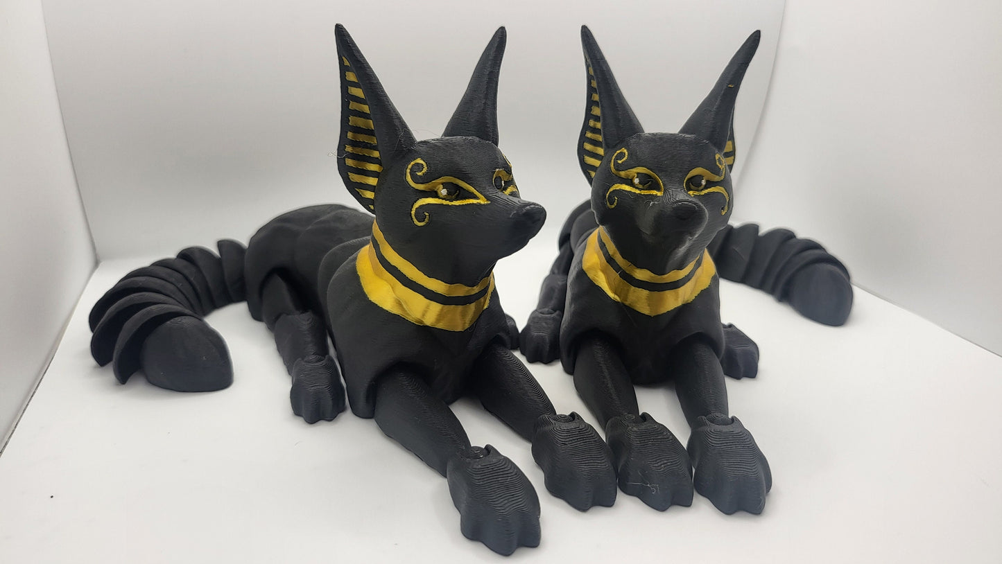 Full Size Anubis Flexi Multicolor 3D Print