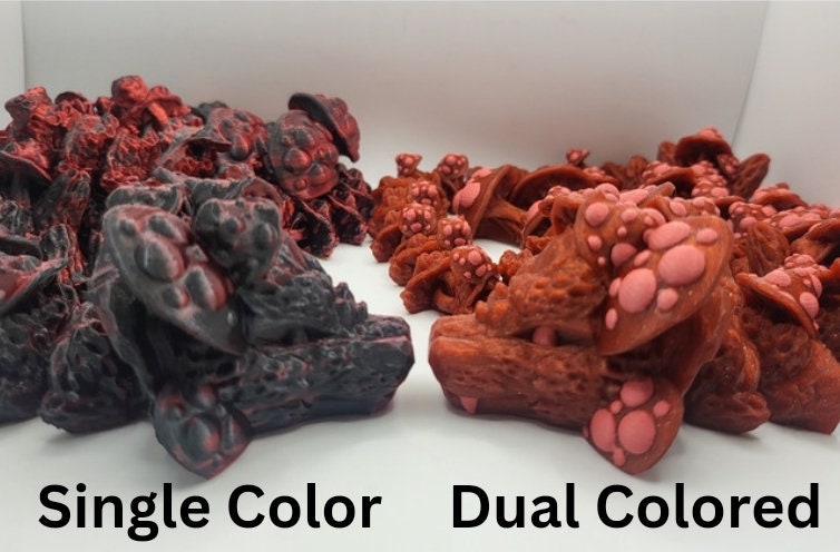 Mushroom Toadstool Articulated Adult Dragon (Mutated, or Regular)  | 3D Print