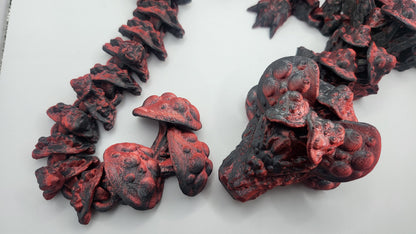 Mushroom Toadstool Articulated Adult Dragon (Mutated, or Regular)  | 3D Print