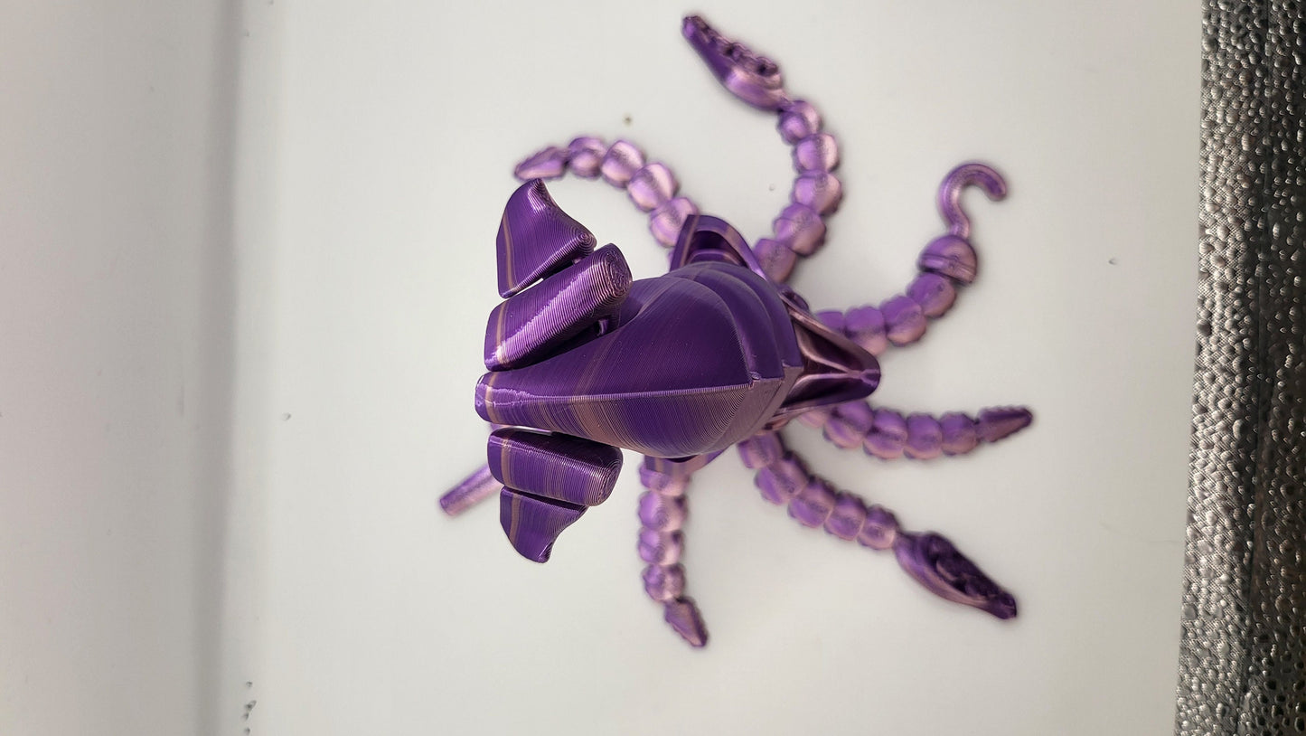 Cheery Pirate Squid Articulated 3D Print