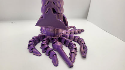 Cheery Pirate Squid Articulated 3D Print
