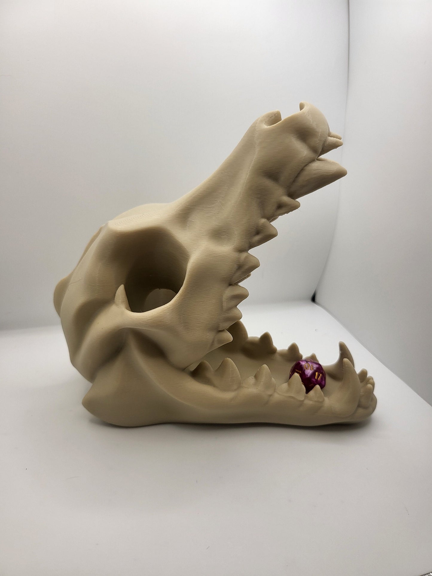 Wolf Skull Dice Tower 3D Print