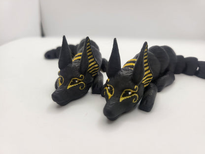 Tiny Anubis Flexi Multicolor 3D Print