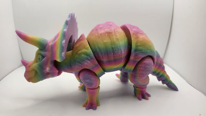 Triceratops Dinosaur Articulated 3D Print