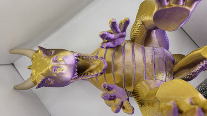 Dragon Chugging Wine Bottle Holder (3D Print)