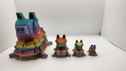 Articulated Silly Piñata - Several Sizes including Keychains and Earrings | 3D Print