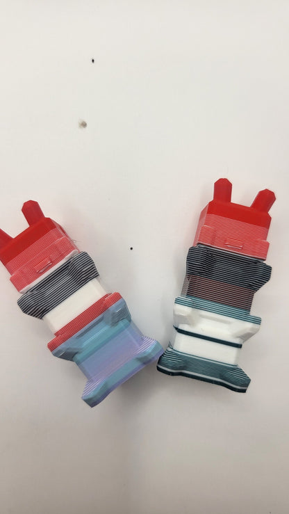 8-Bit Random Colors Mystery Purge Object - Cat, Caterpillar, Duck, Squid, Dino or Robot  | 3D Print