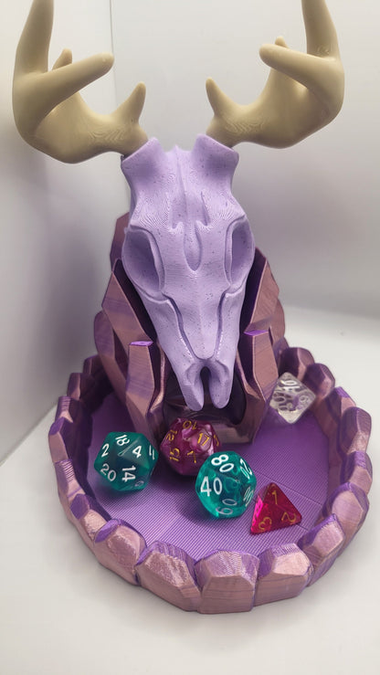 Deer Skull Dice Tower 3D Print