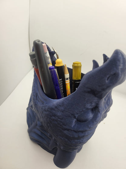 Dragon Head Mouth Pencil/Pen/Desk Supplies Holder | 3D Print