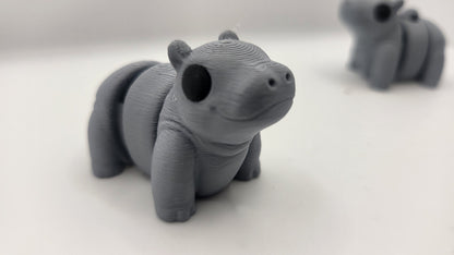 Tiny Baby Hippo Articulated 3D Print