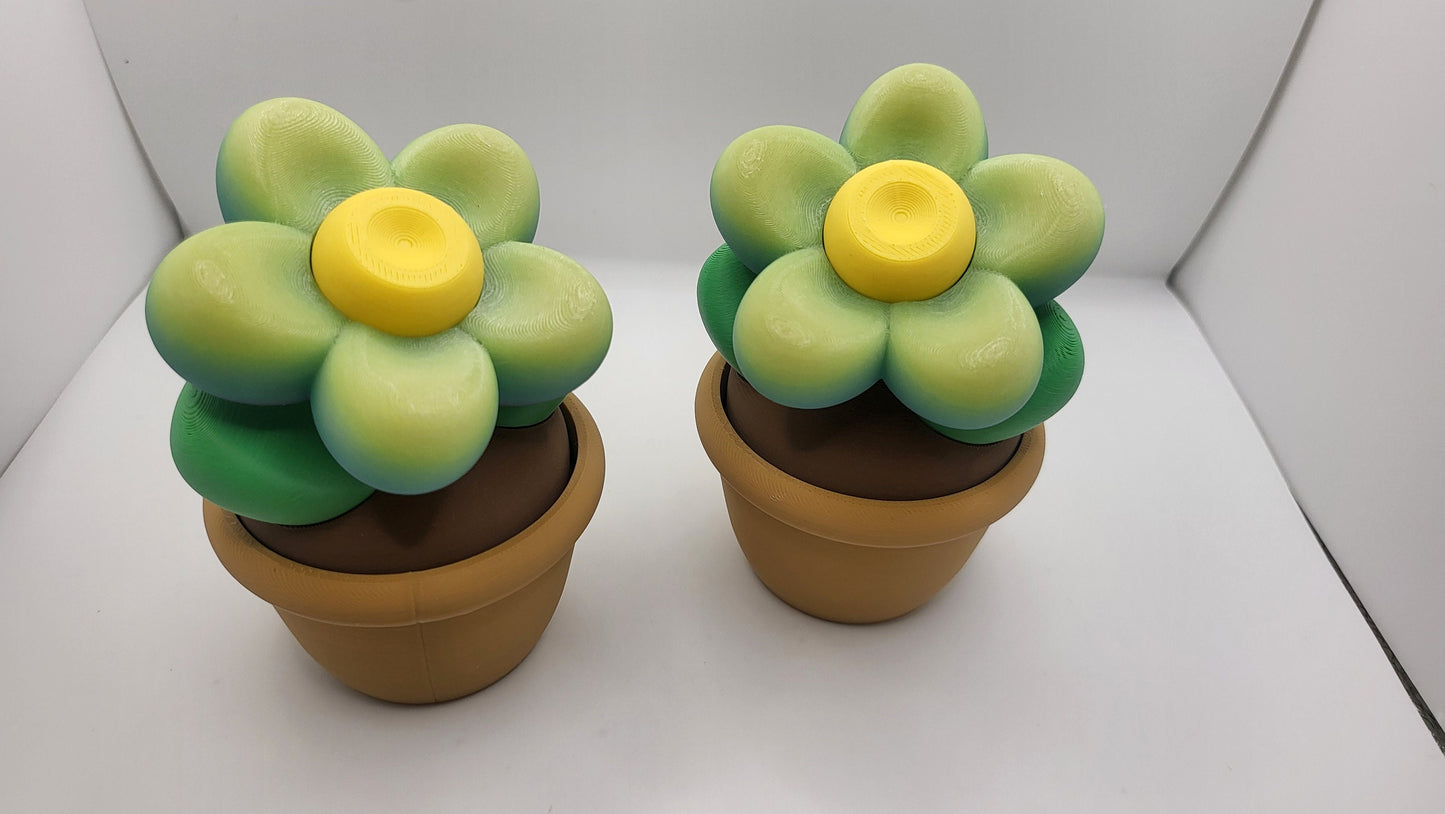 Blossom in Disguise: Small 3D Printed Flower with Hidden Loot Space